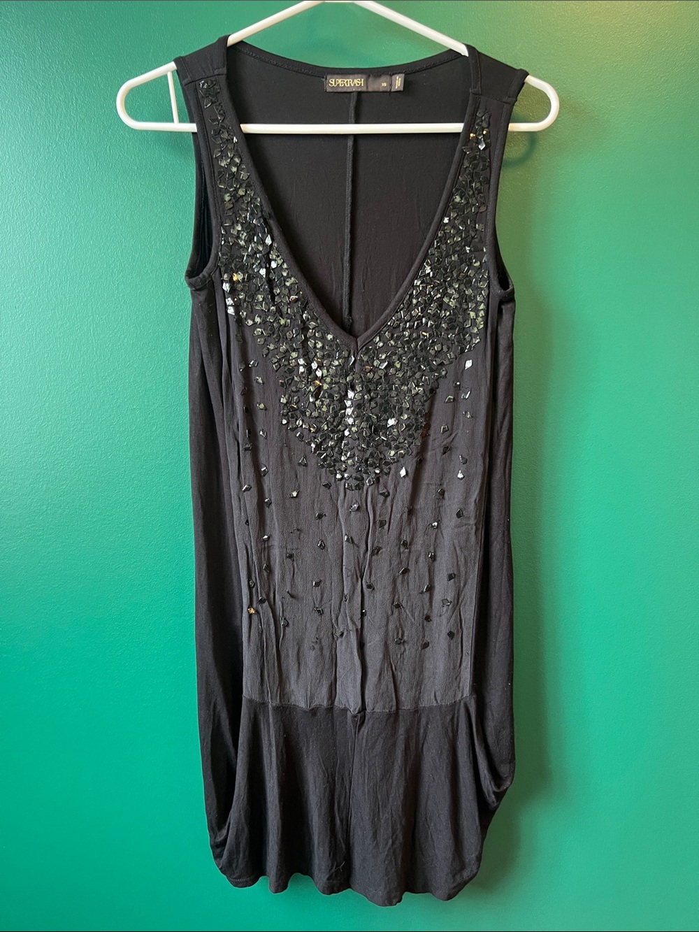 Supertrash Embellished Sleeveless Tunic Top